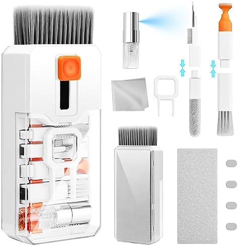 Ordilend Keyboard Cleaning Kit Laptop Cleaner, All-in-One Computer Screen Cleaning Brush Tool, Multi-Function PC Electronic Cleaner Kit for iPad iPhone Pro Earbuds Camera Monitor with Patent