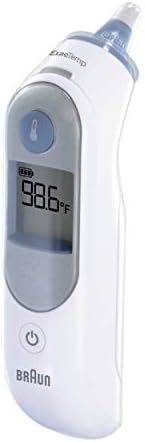 Braun ThermoScan 5 Ear Thermometer - ExacTemp Stability Indicator for Professional Accuracy, Digital Display, Baby and Infant Friendly, No. 1 Brand Recommended by Pediatricians, FSA and HSA Eligible
